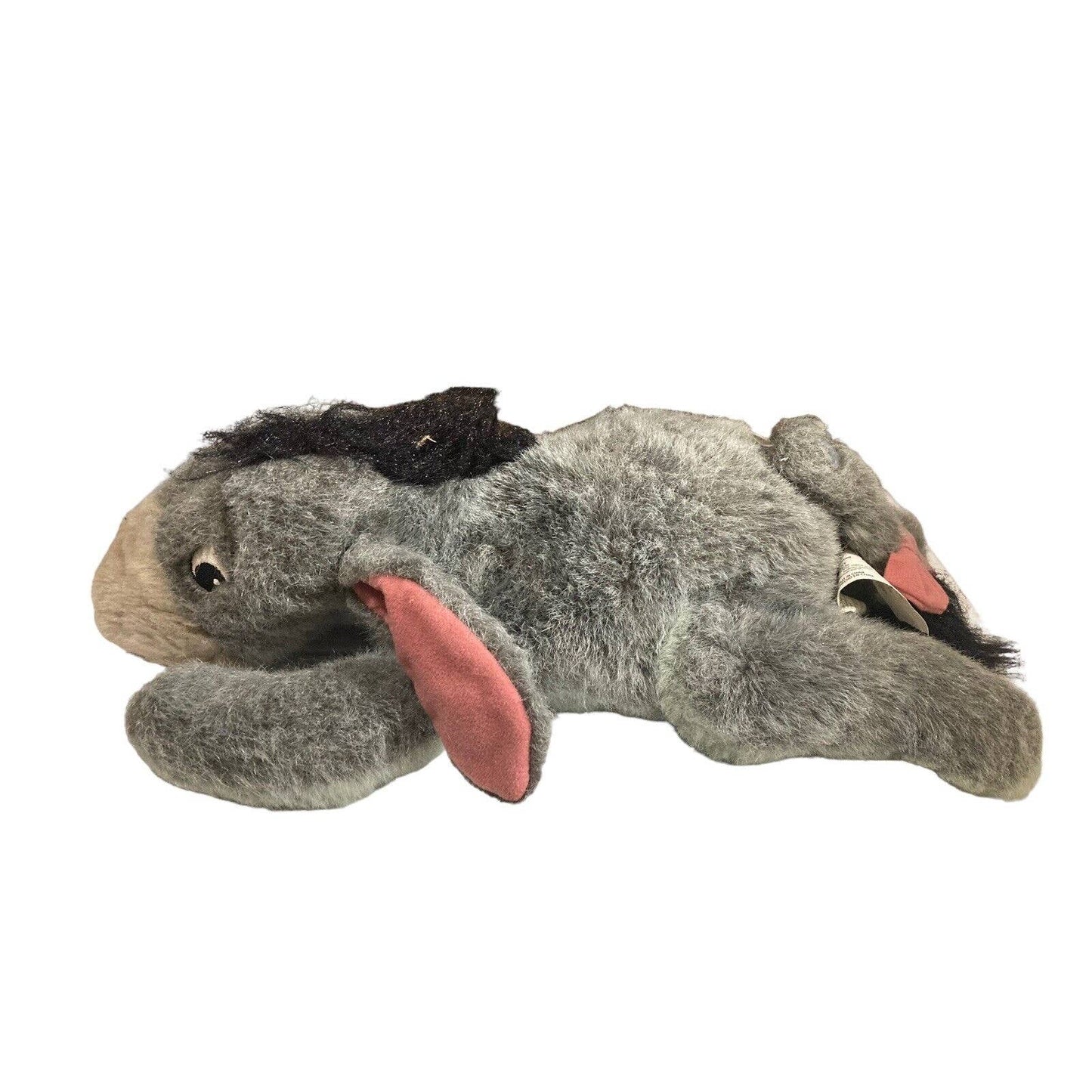 Disney Winnie The Pooh Eeyore Plush Stuffed Animal Toy Removable Tail 11”