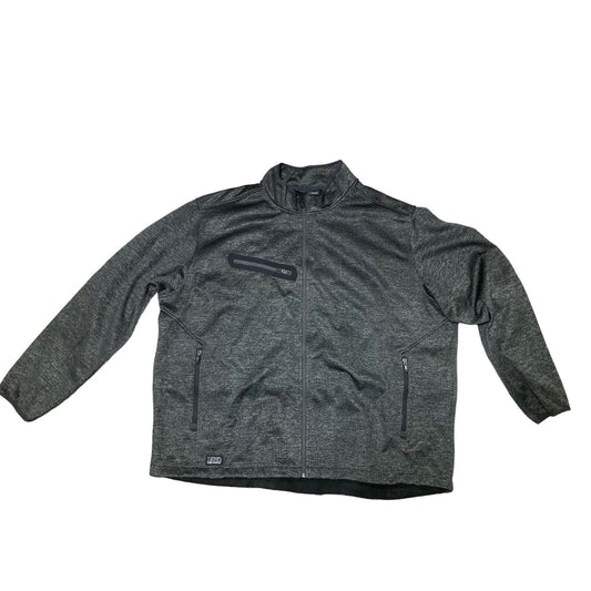 Dri Duck Mens Atlas Windbreaker Fleece Jacket Size 4XL Grey