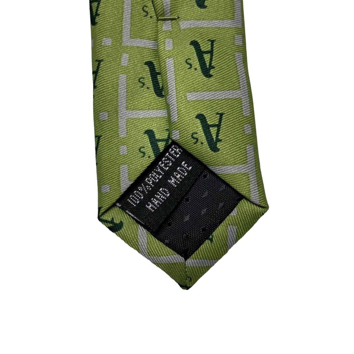 Macy’s MLB Oakland A’s Logo Green Novelty Necktie Polyester